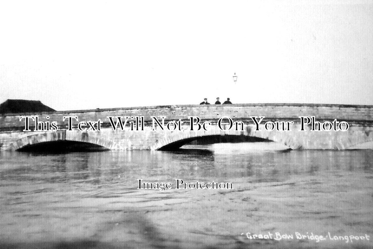 SO 1589 - Great Bow Bridge, Langport, Somerset c1920
