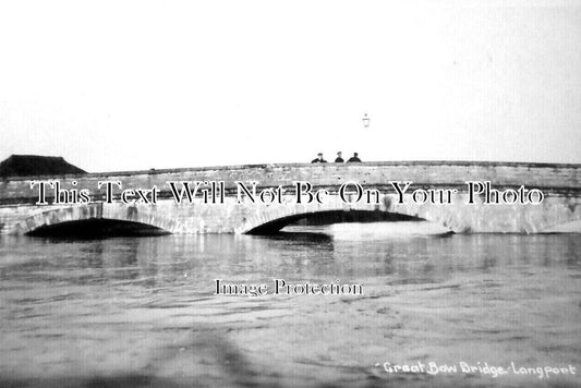 SO 1589 - Great Bow Bridge, Langport, Somerset c1920