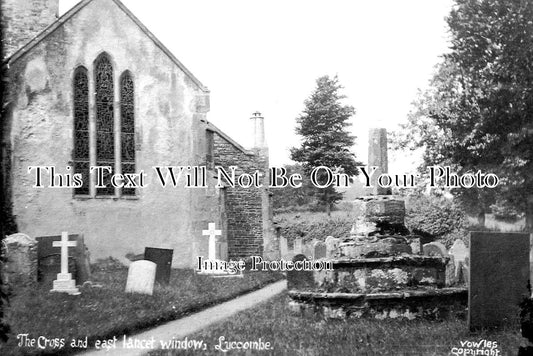 SO 1597 - The Cross & East Lancet Window, Luccombe, Somerset c1929
