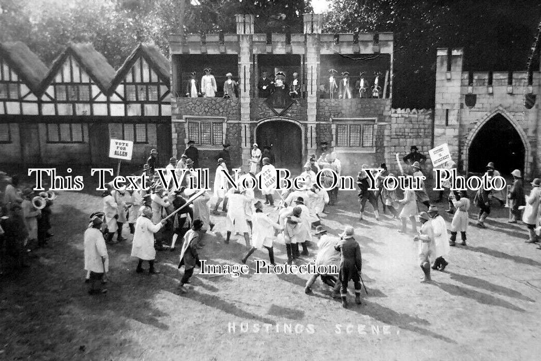 SO 1632 - Hustings Scene, Bridgwater, Somerset 1927
