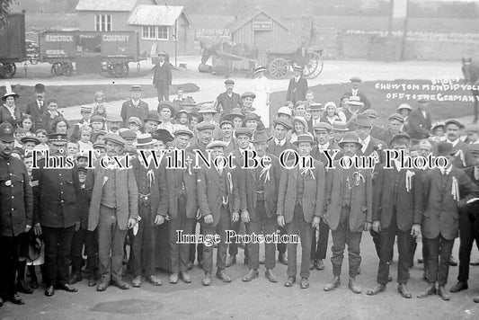 SO 1654 - Chewton Mendip Volunteers Off To War, Somerset 1914 WW1