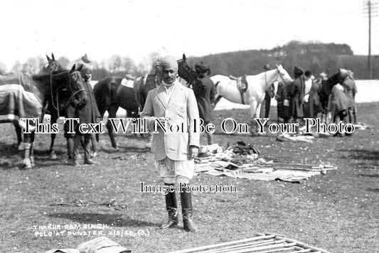 SO 1659 - Thajur Singh Polo Player, Dunster, Somerset 1925