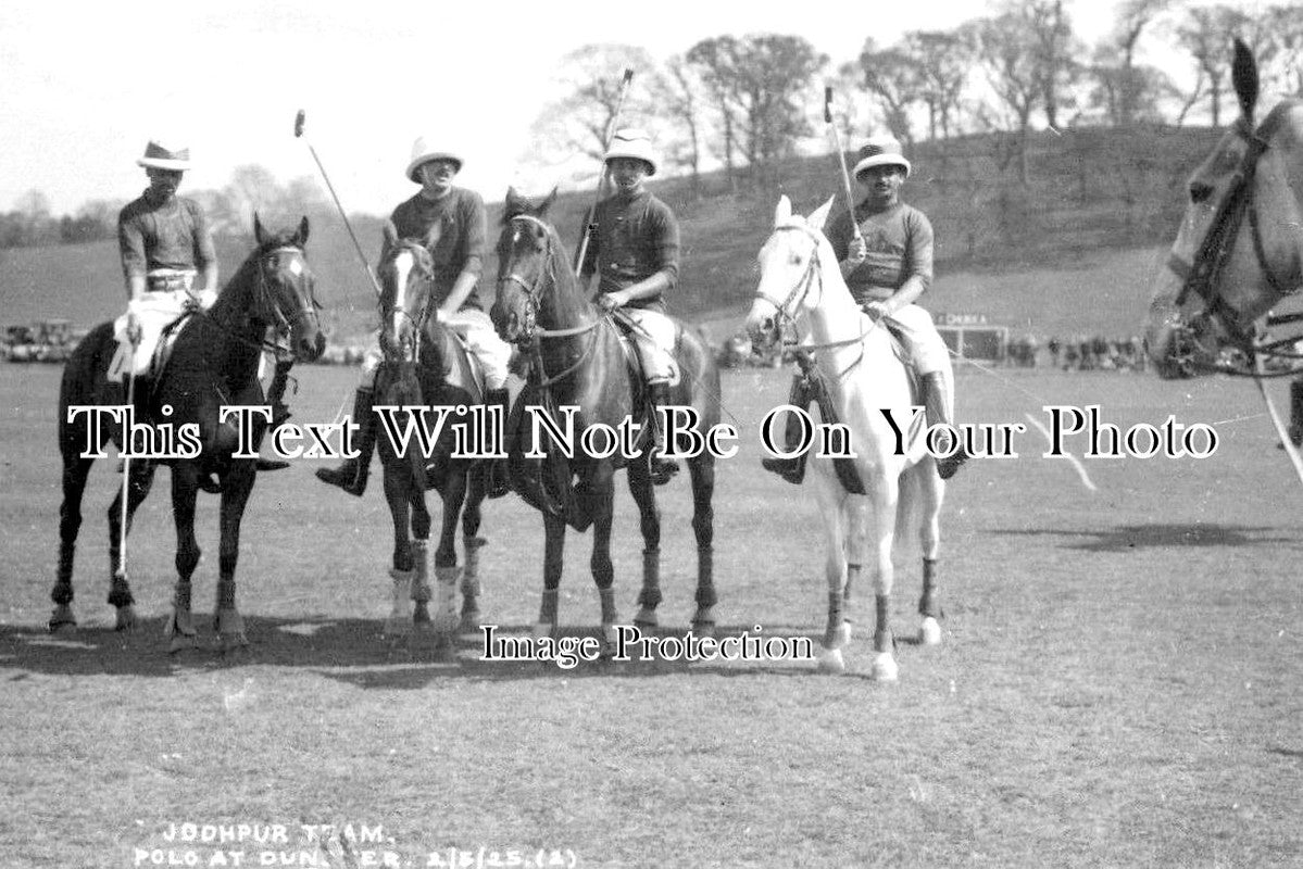 SO 1660 - Jodhpur Polo Team, Indian Players, Dunster, Somerset 1925