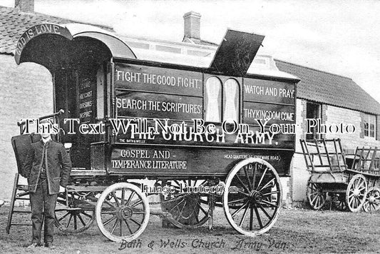 SO 1664 - Bath & Wells Church Army Van, Somerset 1907