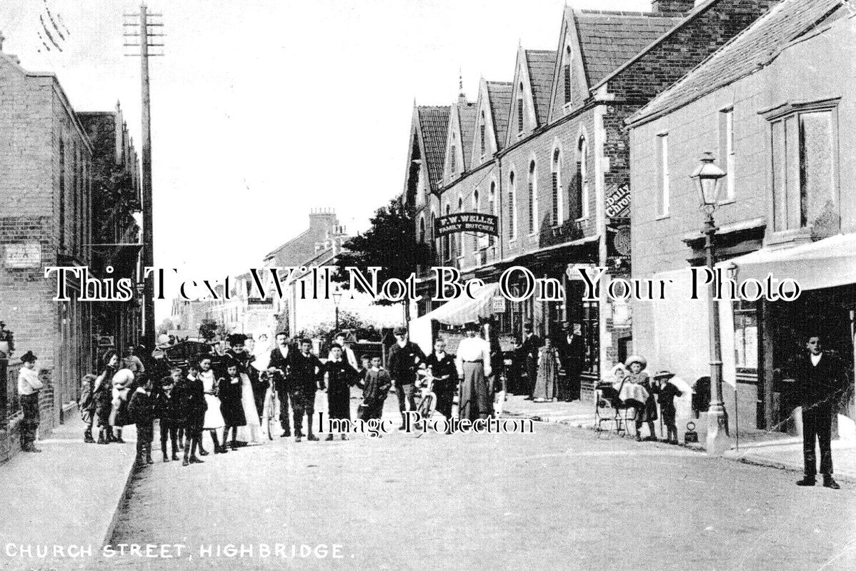 SO 1687 - Church Street, Highbridge, Somerset c1904