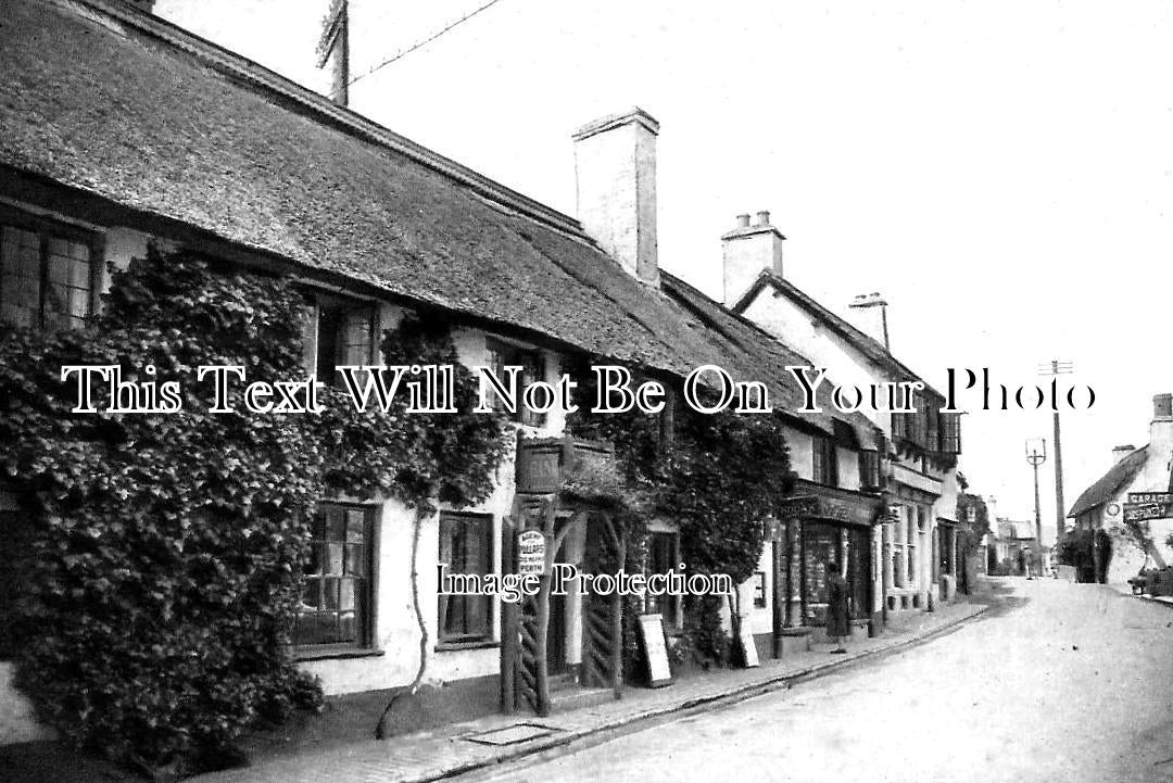 SO 1726 - Bank & Post Office, Porlock, Somerset