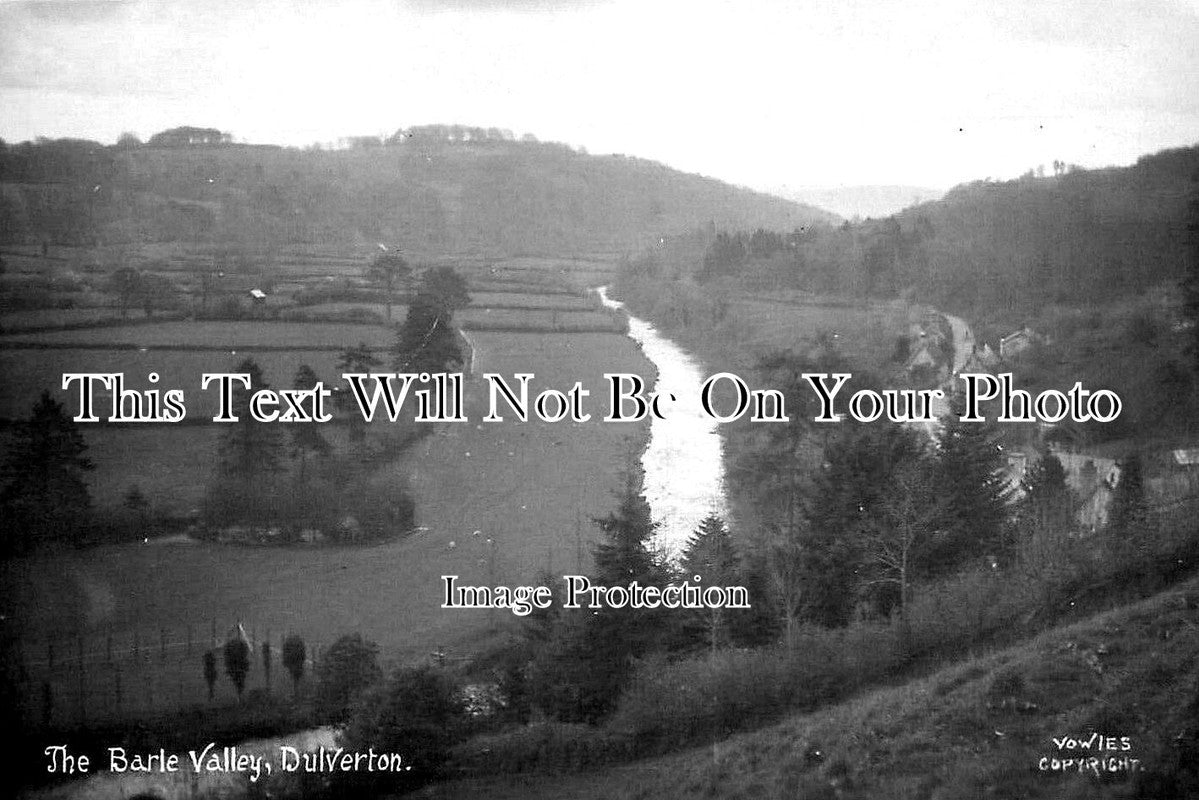 SO 1730 - The Barle Valley, Dulverton, Somerset c1929