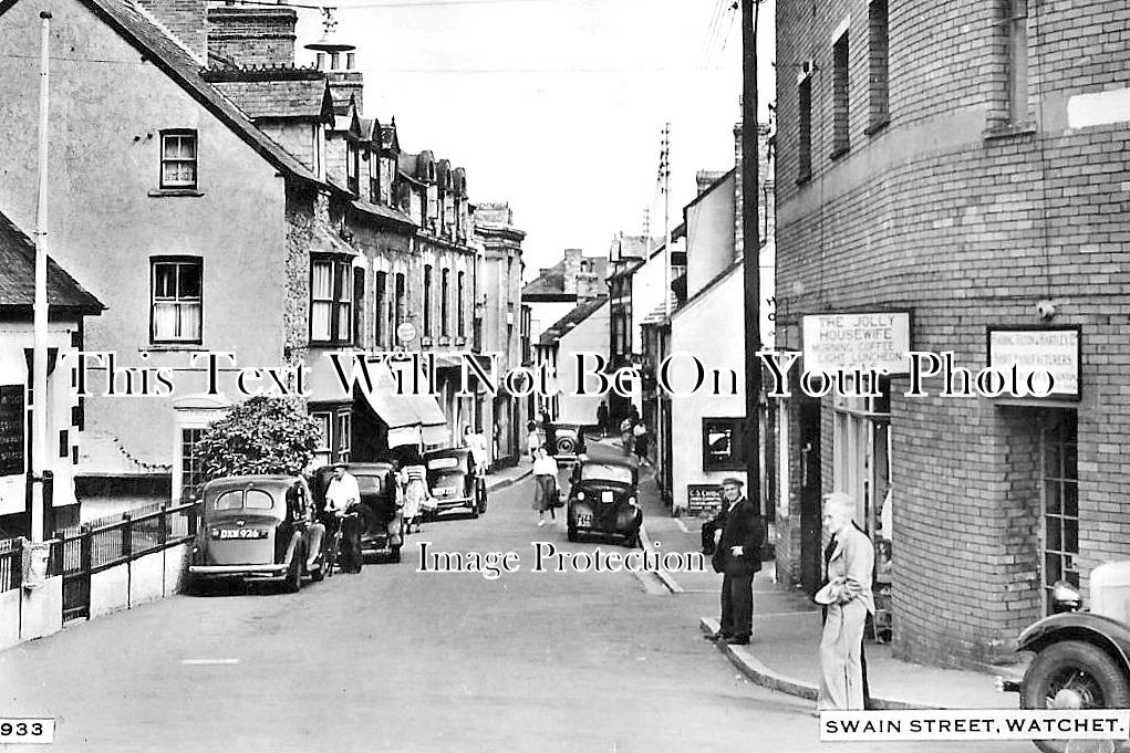 SO 1738 - Swain Street, Watchet, Somerset c1952