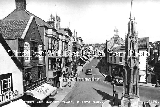 SO 1749 - High Street & Market Place, Glastonbury, Somerset
