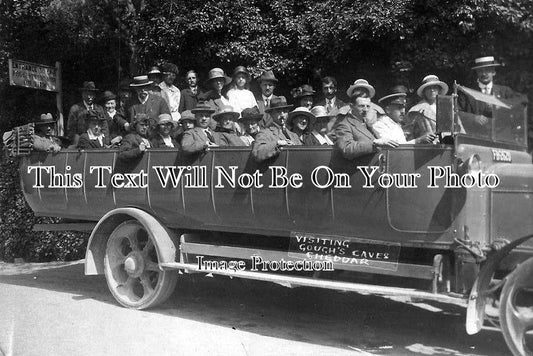 SO 1753 - Charabanc Visiting Goughs Cave, Cheddar, Somerset