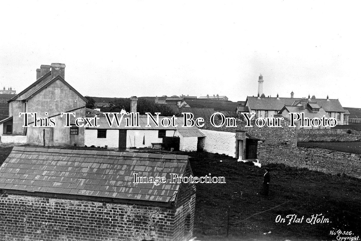 SO 1778 - Lighthouse, Flatholm Island, Somerset