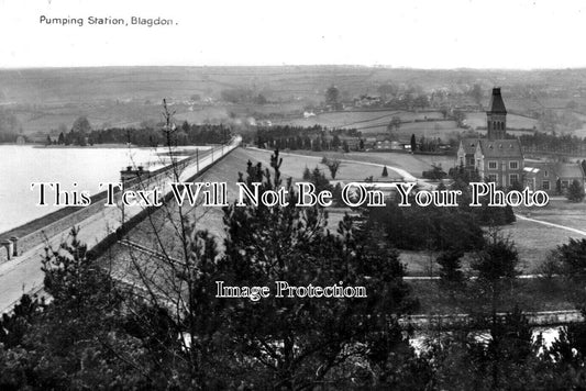 SO 1791 - Pumping Station, Blagdon, Somerset c1941