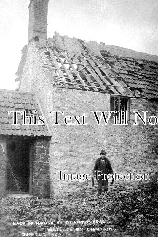 SO 1820 - Lighting Strike On Quantoxhead House, Somerset