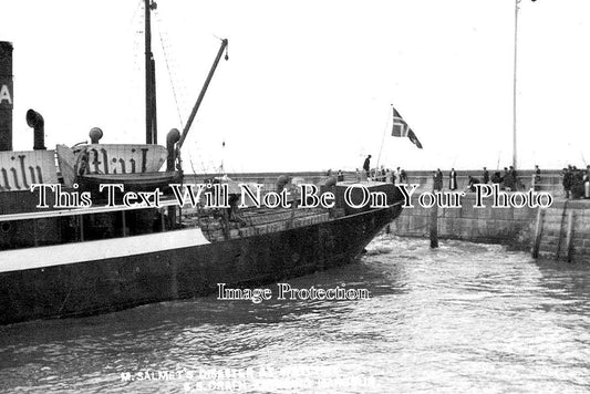 SO 1842 - M Salmet Aviator Aeroplane Crash, Watchet, Somerset