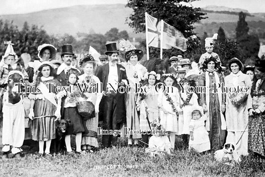 SO 1858 - Draycott Carnival Fancy Dress, Somerset 1911