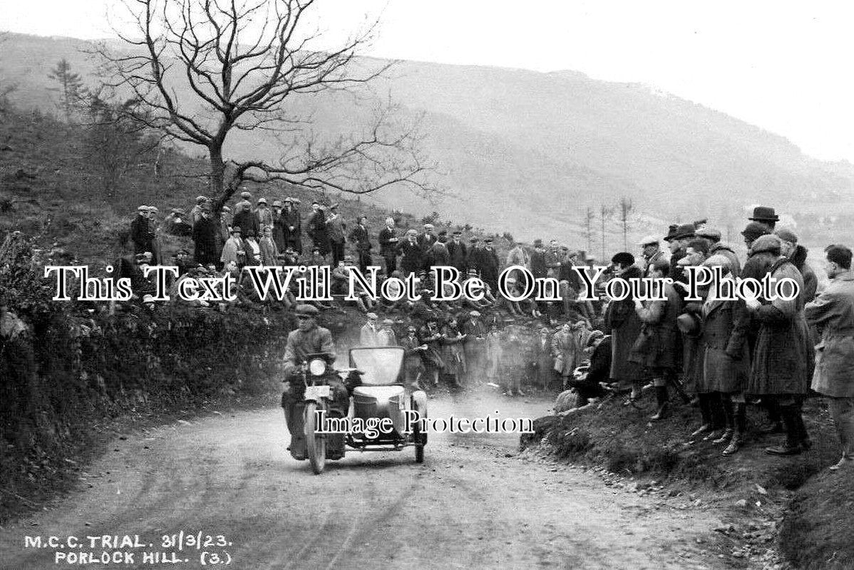 SO 1859 - MCC Motor Trials, Porlock Hill, Minehead, Somerset 1923