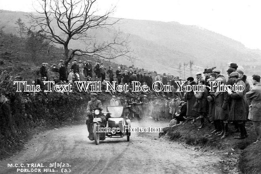 SO 1859 - MCC Motor Trials, Porlock Hill, Minehead, Somerset 1923