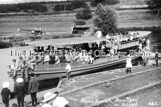 SO 1881 - Steam Launch Moss Rose At Saltford, Somerset