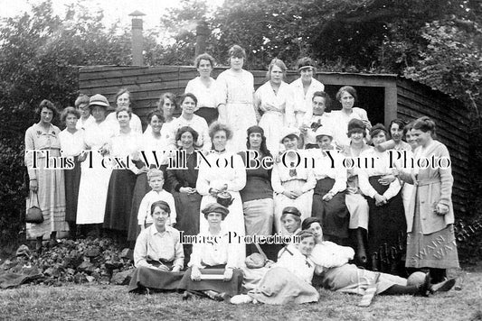 SO 1891 - Blue Anchor NH Lady Campers, Watchet, Somerset c1920