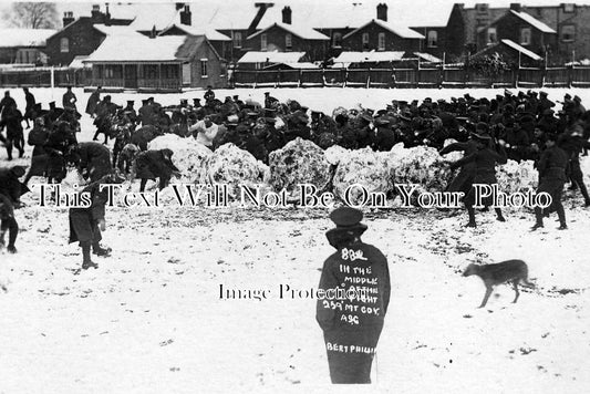 SO 19 - Military Snowball Fight, Wells, Somerset