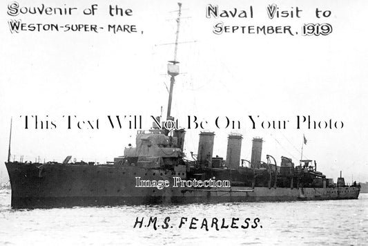 SO 1909 - HMS Fearless Royal Navy Visit To Weston Super Mare, Somerset