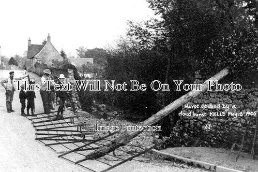 SO 1961 - Storm Damage At Mells, Somerset 1905