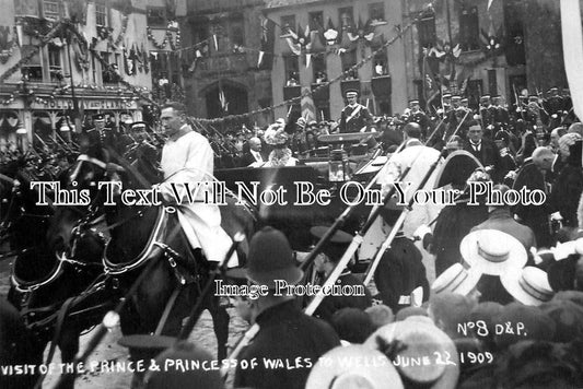 SO 1969 - Prince Of Wales Royal Visit To Wells, Somerset 1909