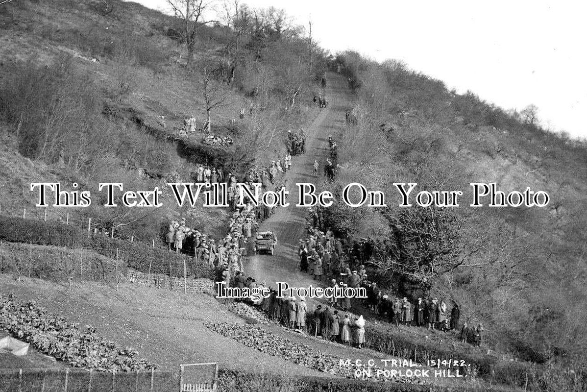 SO 1975 - MCC Motor Trial, Porlock Hill, Minehead, Somerset 1922