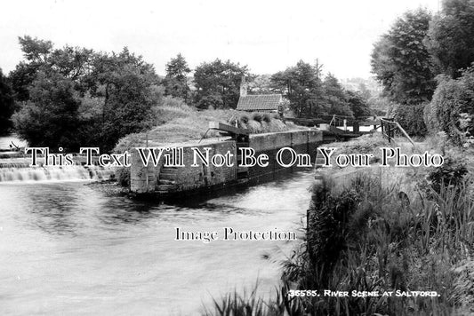 SO 1991 - River Scene At Saltford, Somerset