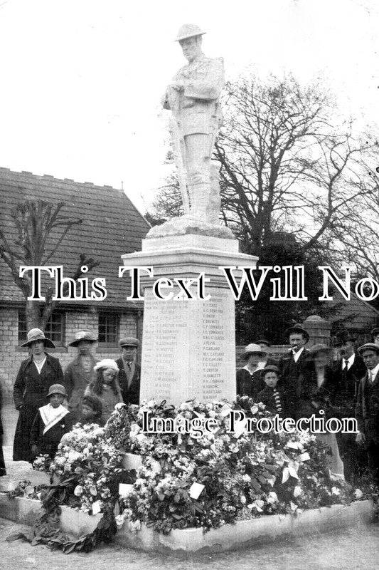 SO 2030 - Somerton WW1 War Memorial, Somerset c1920