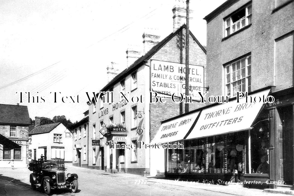 SO 2041 - The Lamb Hotel, High Street, Dulverton, Somerset