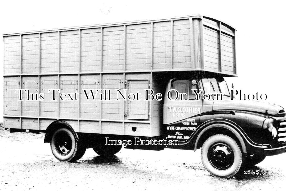 SO 2058 - TW Clothier Lorry, Wyke Champflower, Bruton, Somerset