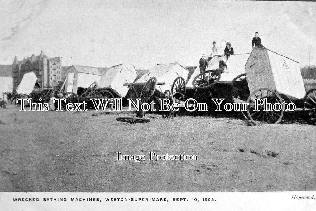 SO 206 - Storm Damage, Weston Super Mare, Somerset 1903