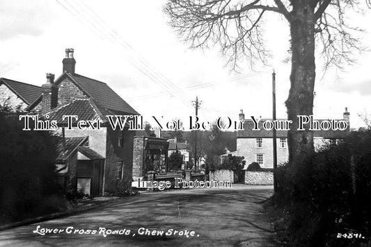 SO 2079 - Lower Cross Roads, Chew Stoke, Somerset c1936