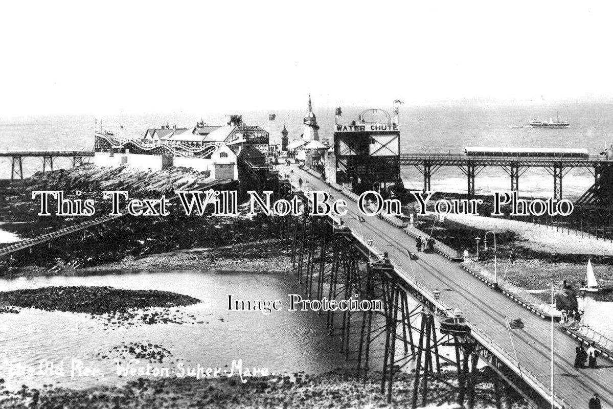 SO 2084 - The Old Pier, Weston Super Mare, Somerset c1912