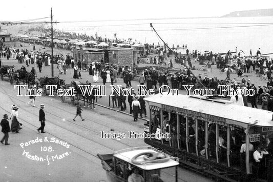 SO 2092 - Parade & Sands, Weston Super Mare, Somerset