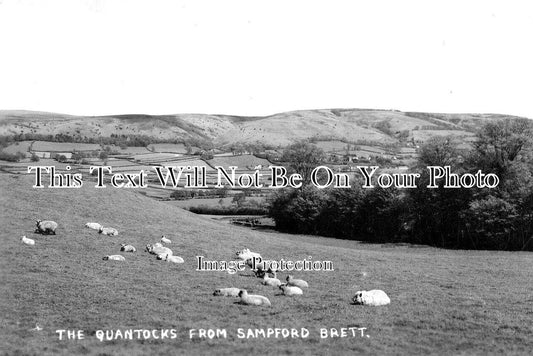 SO 2122 - The Quantocks From Sampford Brett, Somerset c1967