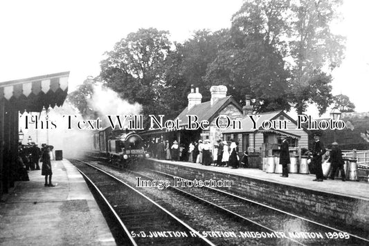SO 2132 - Midsomer Norton Railway Station, Somerset c1925