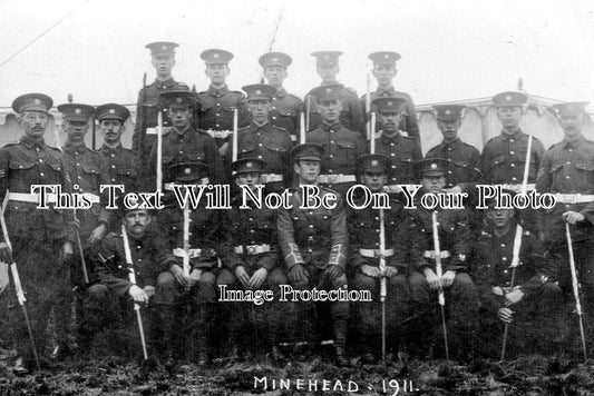 SO 2159 - Minehead Military Camp, Somerset 1911