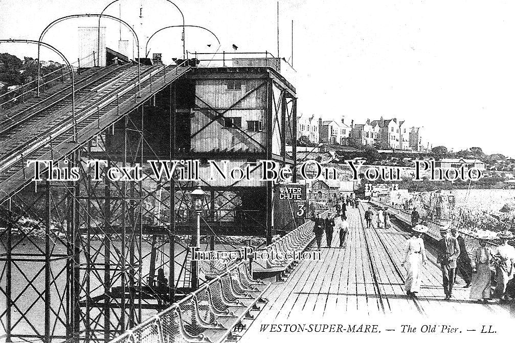 SO 2160 - The Old Pier, Weston Super Mare, Somerset c1914