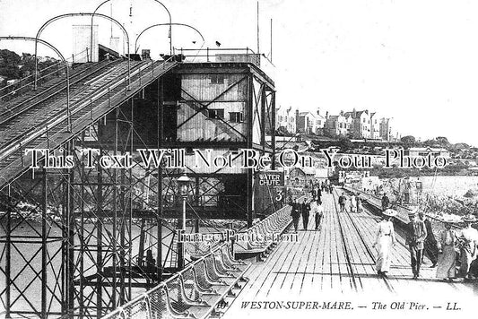 SO 2160 - The Old Pier, Weston Super Mare, Somerset c1914