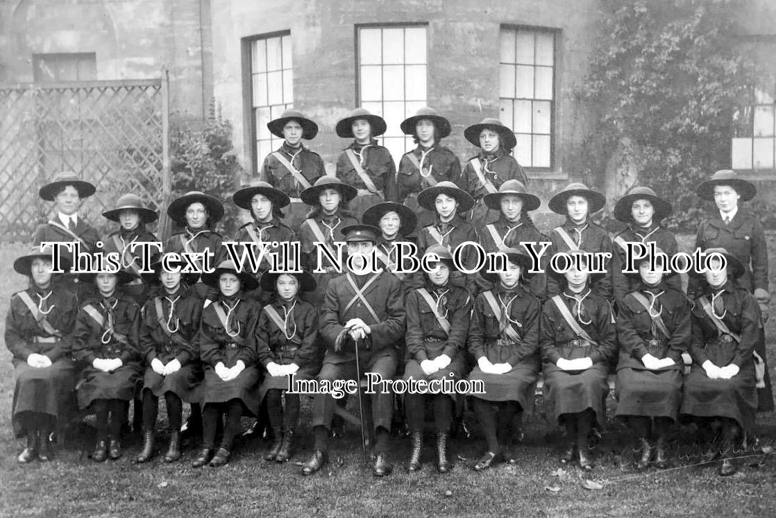 SO 2185 - Girl Guides At Frome Vicarage, Somerset WW1