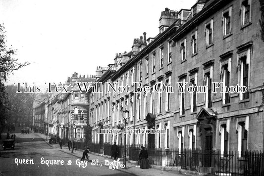 SO 2195 - Queen Square & Gay Street, Bath, Somerset