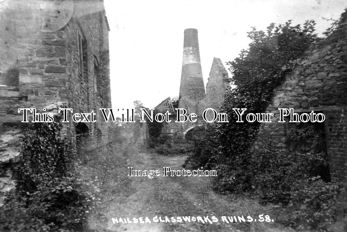 SO 2204 - Nailsea Glassworks Ruins, Somerset c1922