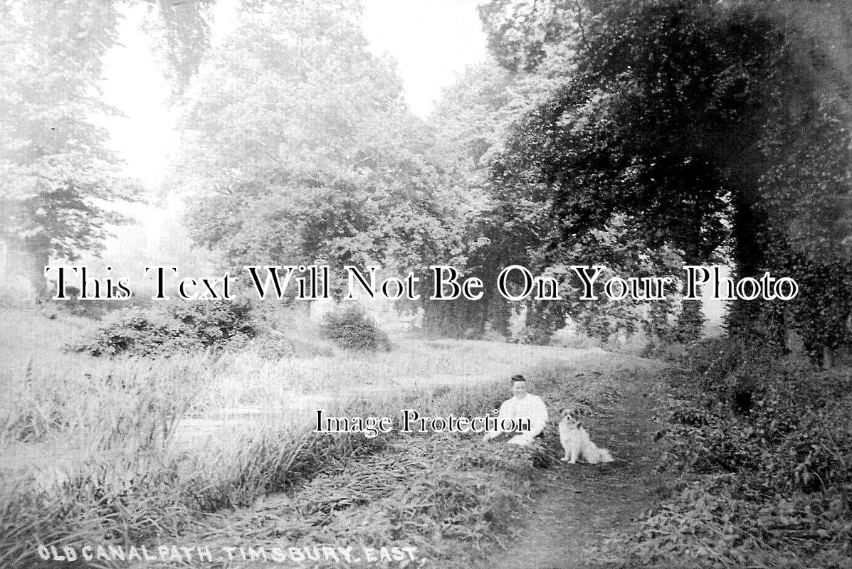 SO 2205 - Old Canal Path, Timsbury, Somerset c1910