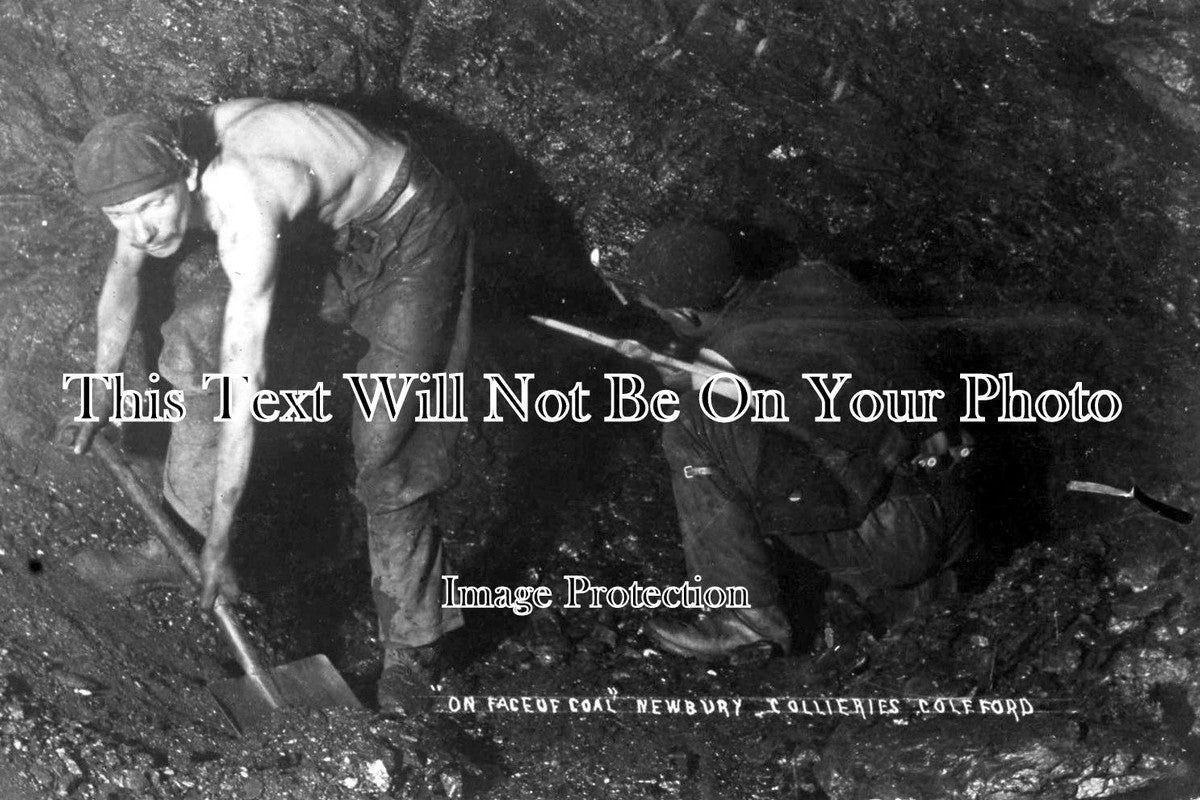 SO 221 - 'On Face Of Coal', Newbury Collieries, Coleford, Somerset