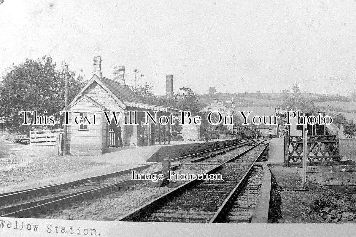 SO 227 - Wellow Railway Station, Somerset c1906