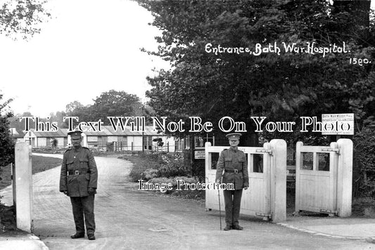 SO 2284 - Entrance To Bath War Hospital, Somerset