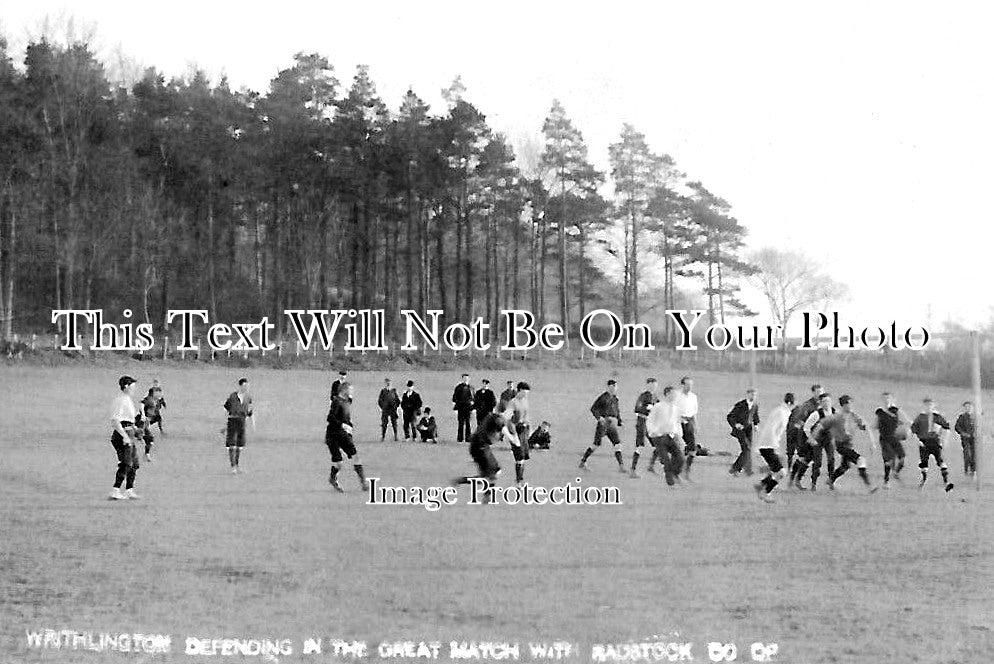 SO 2291 - Writhlington v Radstock Football Match, Somerset 1910