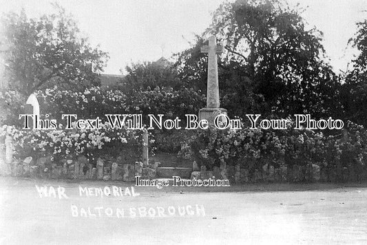 SO 2299 - Baltonsborough War Memorial, Somerset WW1